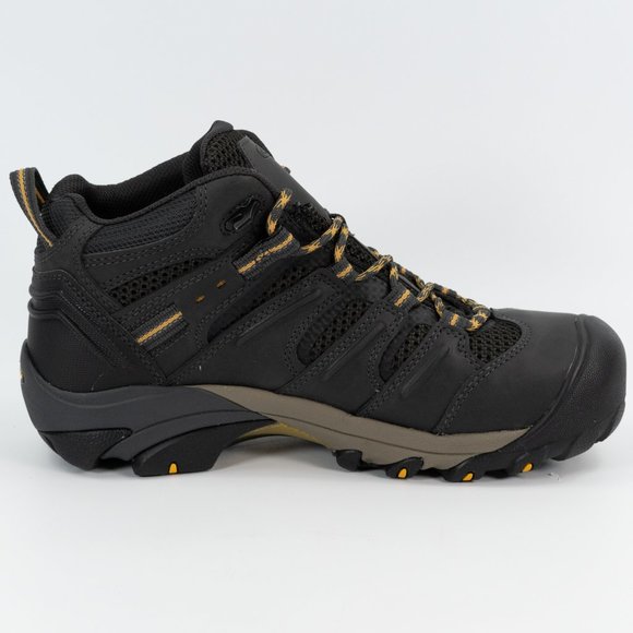 Keen Utility Lansing Mid Steel Toe Waterproof Raven Tawny Olive 1018079D Work main image 4
